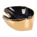 Spare bowl GABBIANO, black-gold